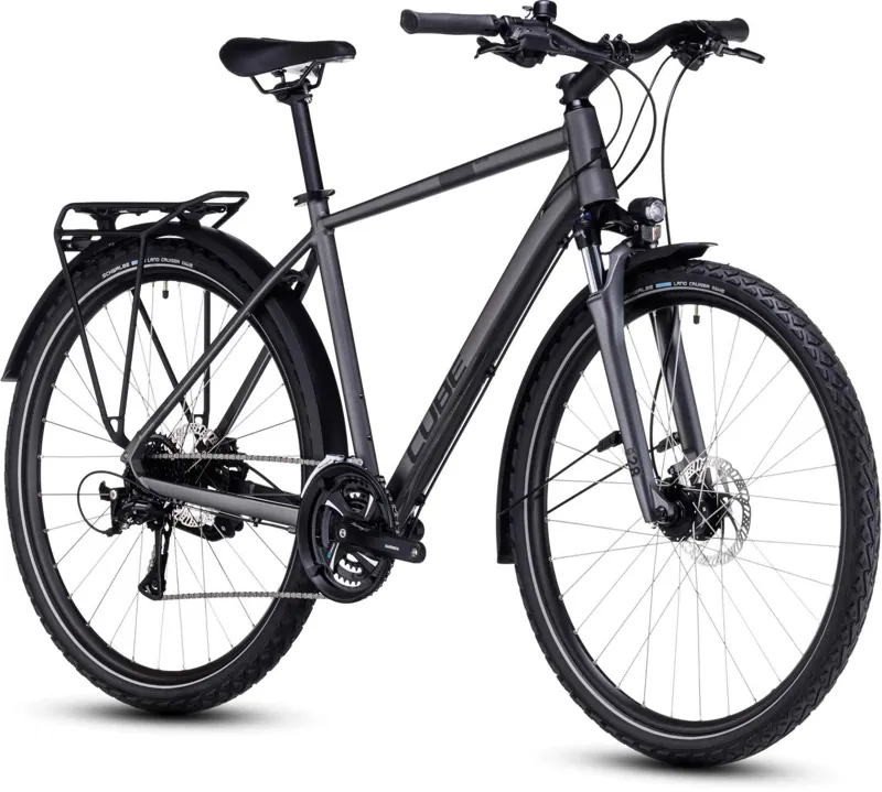 Cube Nature Allroad Trekking Bike in GreyBlack - 2023-7